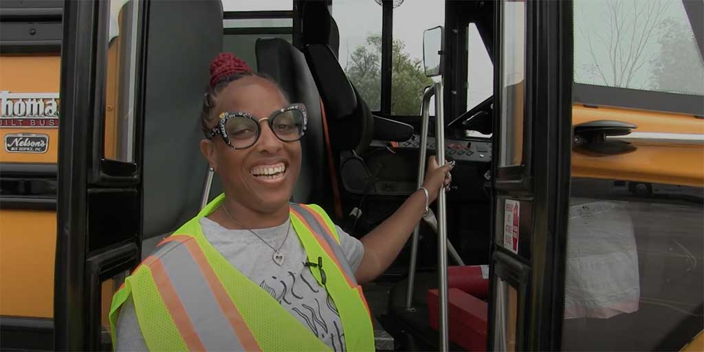 Teresa, Milwaukee District School Bus Driver for GO Riteway